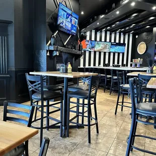 tables and chairs
