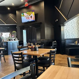 the dining area