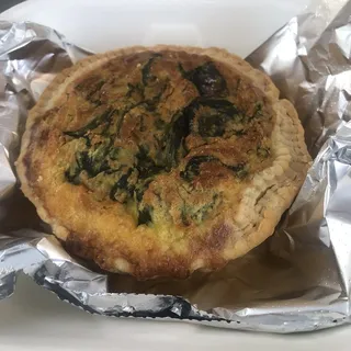 Spinach And Blue Cheese Quiche