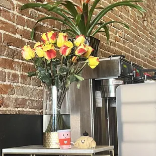 Cute flowers in interior