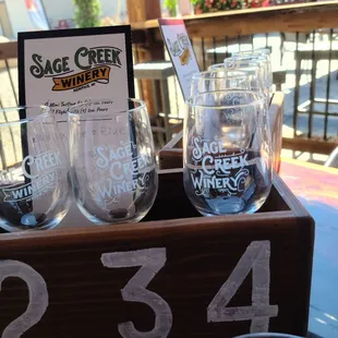 How the flight of wine came out