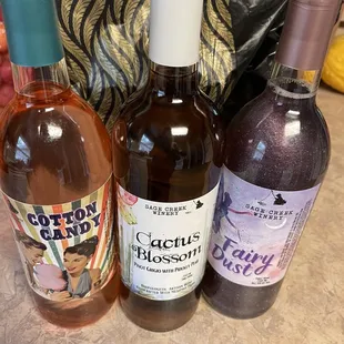 Top three for my visit. Zoom in on Fairy dust- I swirled up the bottle for extra glittery effects!