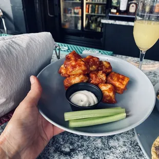 Delicious, barbecue tofu bites incredible!