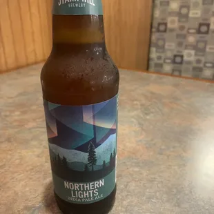 a bottle of northern lights