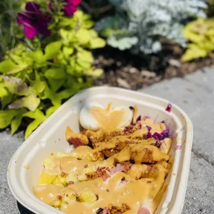 a plate of food
