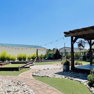 the backyard