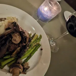 Beef tenderloin and Cabernet