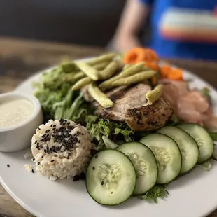 Spring roll salad - huge portions!