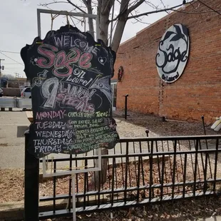 I cannot wait for the evenings to be better weather for this small but darling patio in the middle of downtown Brainerd