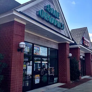 the front of the store