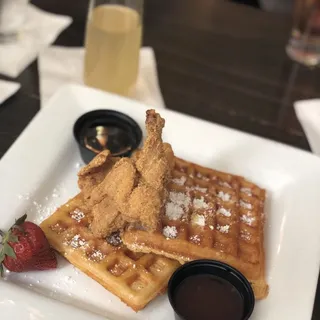 Chicken and Waffles Brunch