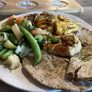 Mediterranean Kabob Plate