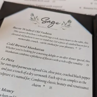 Some of the cocktails