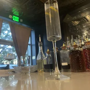 More drinks in the bar