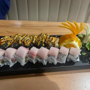 Tokyo Roll and Hot Hamachi Roll