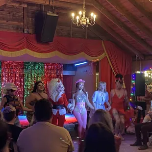 Stage area to the back