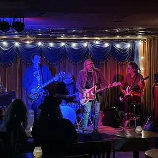 The Rubilators on indoor bar stage