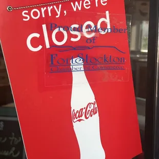 Closed when supposed to be open