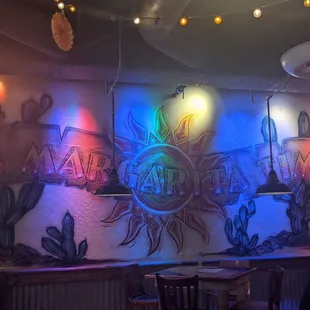 interior, sushi and sashimi