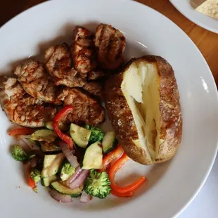 a plate of food