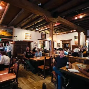 people sitting at tables