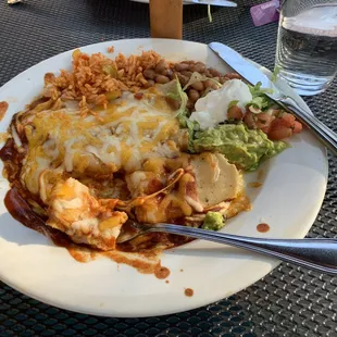Cheese Enchilada Plate