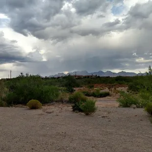 Sagecrest Trail with a view of the Organ Mountains.
