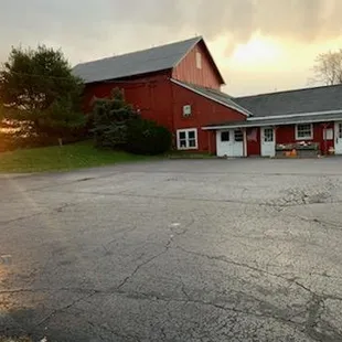 outside