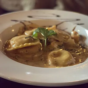 Lobster ravioli