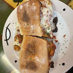 Eggplant Parmesan Grinder