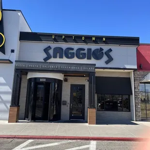 the front of the store