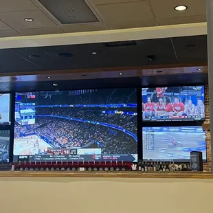 Sports bar area