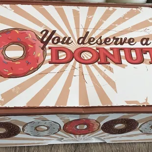 Great packaging for assorted donuts