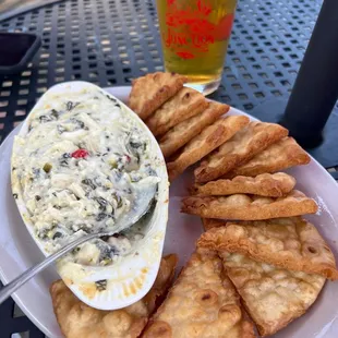 Spinach and artichoke dip