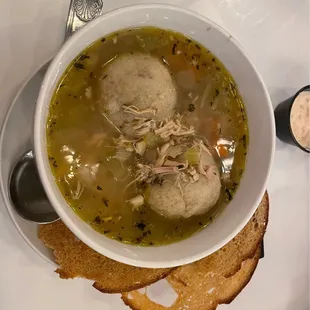 Matzo ball soup