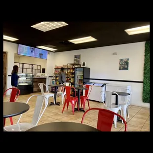 tables and chairs