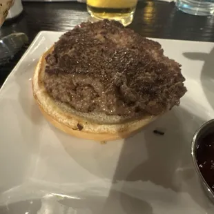 Bison burger