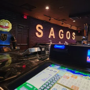 sago&apos;s bar and arcade