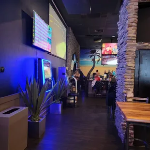 the interior of the restaurant