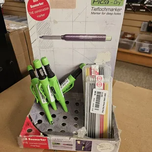 Old tired paper display.