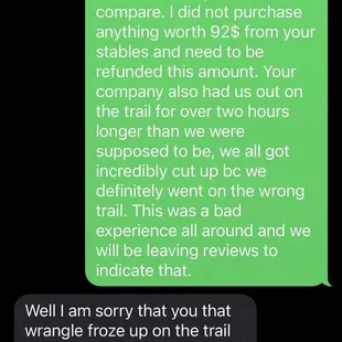 "Everyone has bad days"