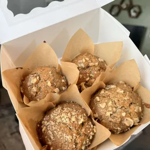 Banana nut muffins