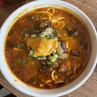 Pork Thukpa, got it without the cabbage. So tasty