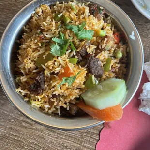 Pork fried rice