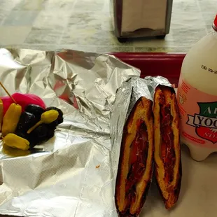 Their famous Armenian Basturma sandwich.