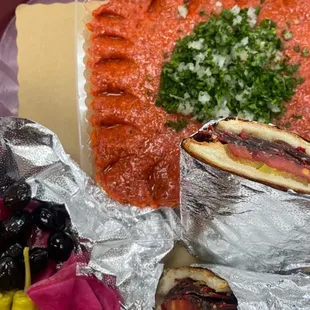 Bastura sandwich and chi keofte