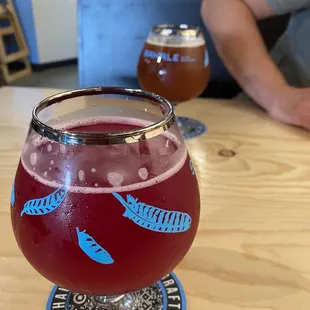 Prickle Me Pink fruit shake and Luftkuss