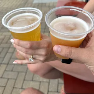 "This One's for the Hustlas" (L) and "Hawaiian Shaved Ice" (R)