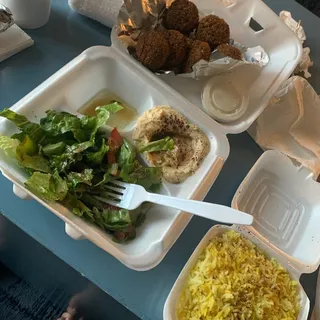 Falafel Veggie Platter