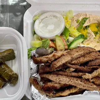 Veggie Grape Leaves Platter